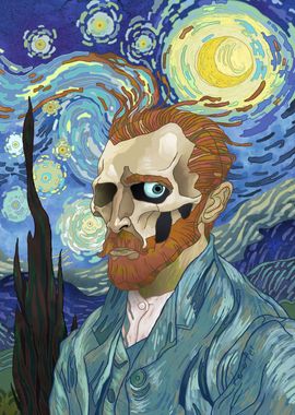 Van Gogh skull