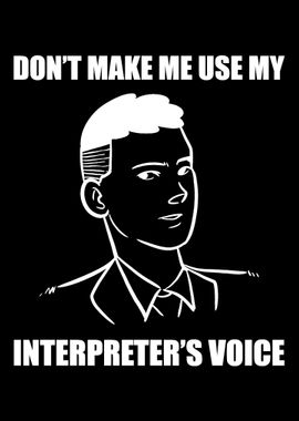 Interpreters voice Analys