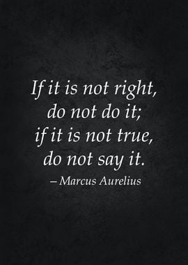 Do Not Do It Stoic Quote