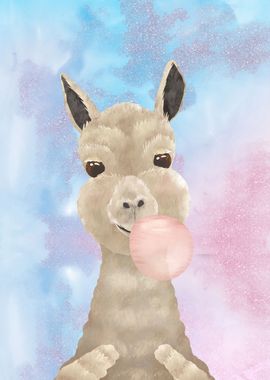 Dreamy Llama bubble gum