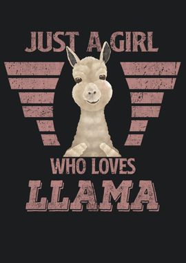 Llama girl