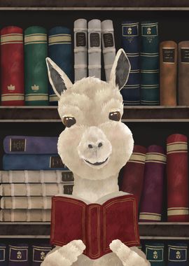 LLama Book Lover