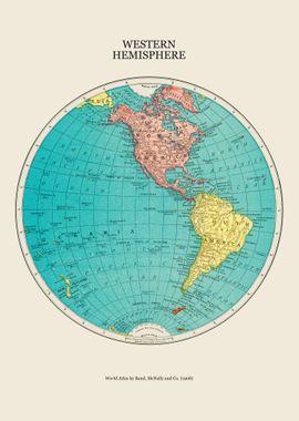 WORLD MAP VINTAGE