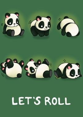 Lets Roll panda