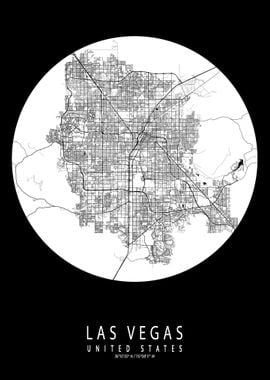 Las Vegas Map Full Moon