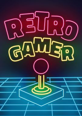 Retro Gamer Neon