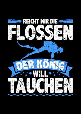 Flossen Tauchen Taucher