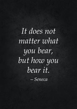 How You Bear Stoic Quote