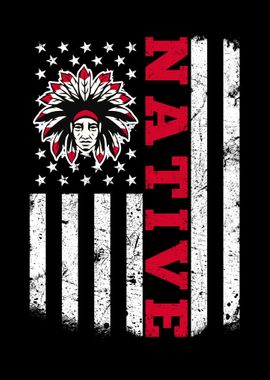 Native American Flag for