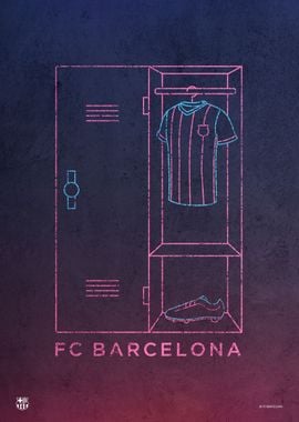 Barca Locker Dark Neon