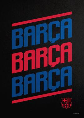 Barca blue red