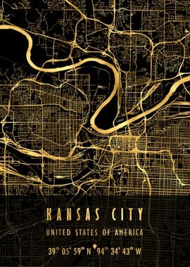 KANSAS CITY MAP USA