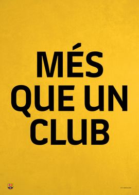 Mes Que Un Club yellow