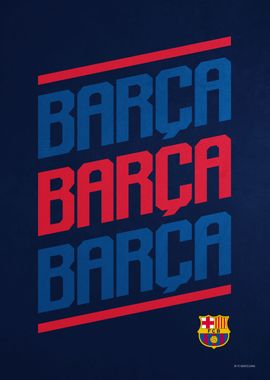 Barca navy red