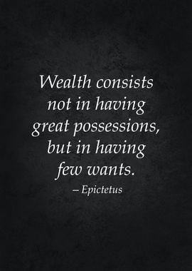 Wealth Stoic Quote