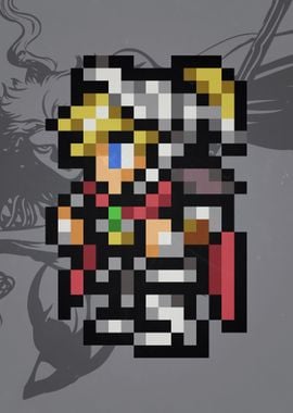 FF III Ingus Pixel Sprite