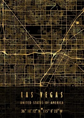 LAS VEGAS MAP USA