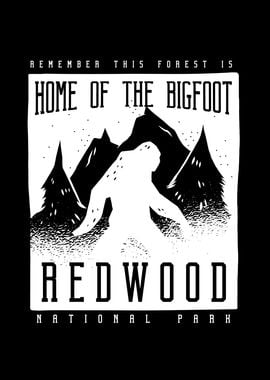 Redwood Park Bigfoot Gift