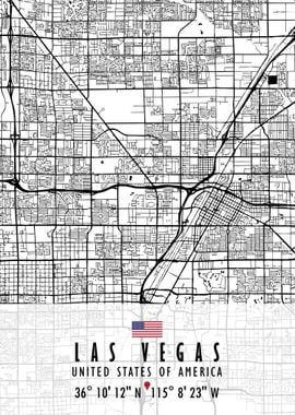 LAS VEGAS MAP USA