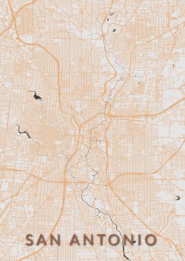 San Antonio City Map