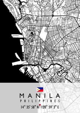 MANILA MAP PHILIPPINES