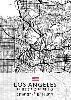 LOS ANGELES MAP USA