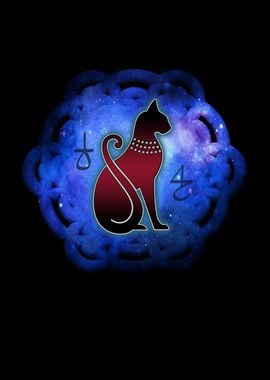 Cosmic Flower Of Life Cat