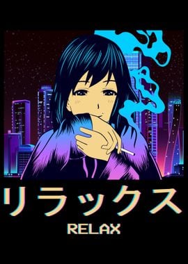 Smoking Anime Girl Japan