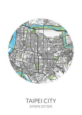 Taipei City Circle Map