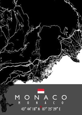 MONACO CITY MAP