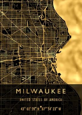 MILWAUKEE MAP USA