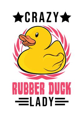 Crazy Rubber Duck Lady