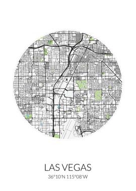 Las Vegas Circle City Map