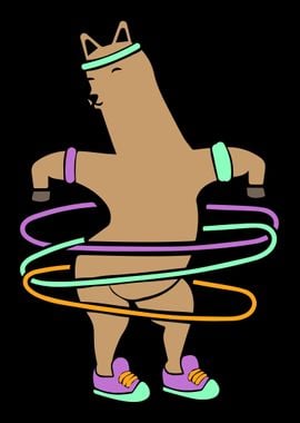 Hooping Hooper alpaca lama