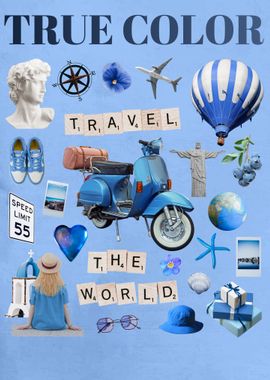 Blue Color Travel