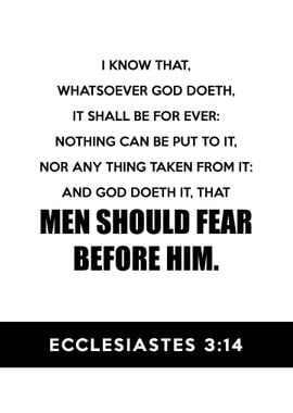 Ecclesiastes 3 14