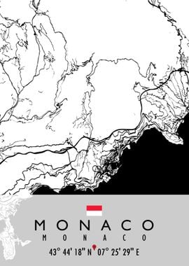 MONACO CITY MAP