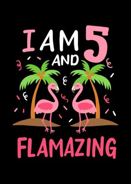 5th Birthday Flamingo