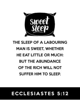 Ecclesiastes 5 12