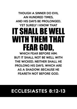 Ecclesiastes 8 12 13