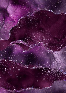 Purple Starry Agate 06