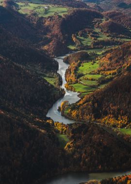 Aerial Dreamy Landscape