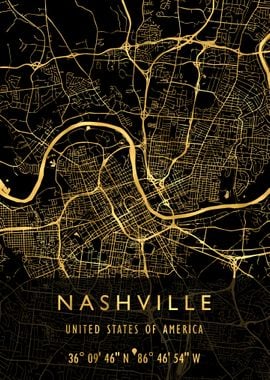 NASHVILLE MAP USA