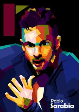 Pablo sarabia in popart