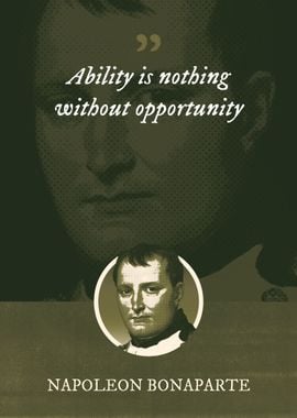 Ability is nothing without