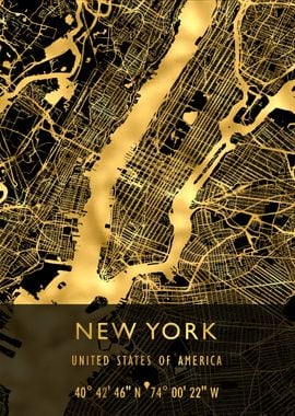 NEW YORK MAP USA