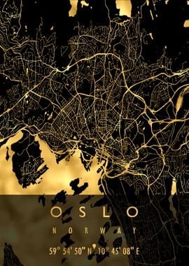 OSLO MAP NORWAY