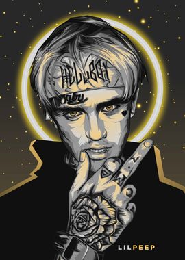 Lil Peep Neon Rapper