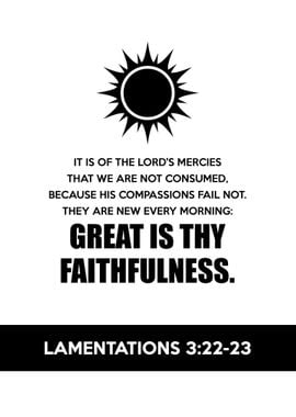 Lamentations 3 22 23