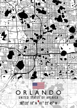 ORLANDO MAP USA